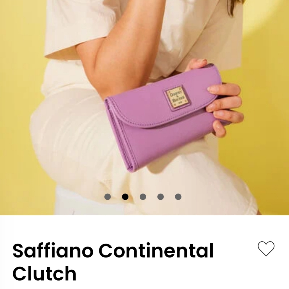 Dooney & Bourke Saffiano Continental Clutch